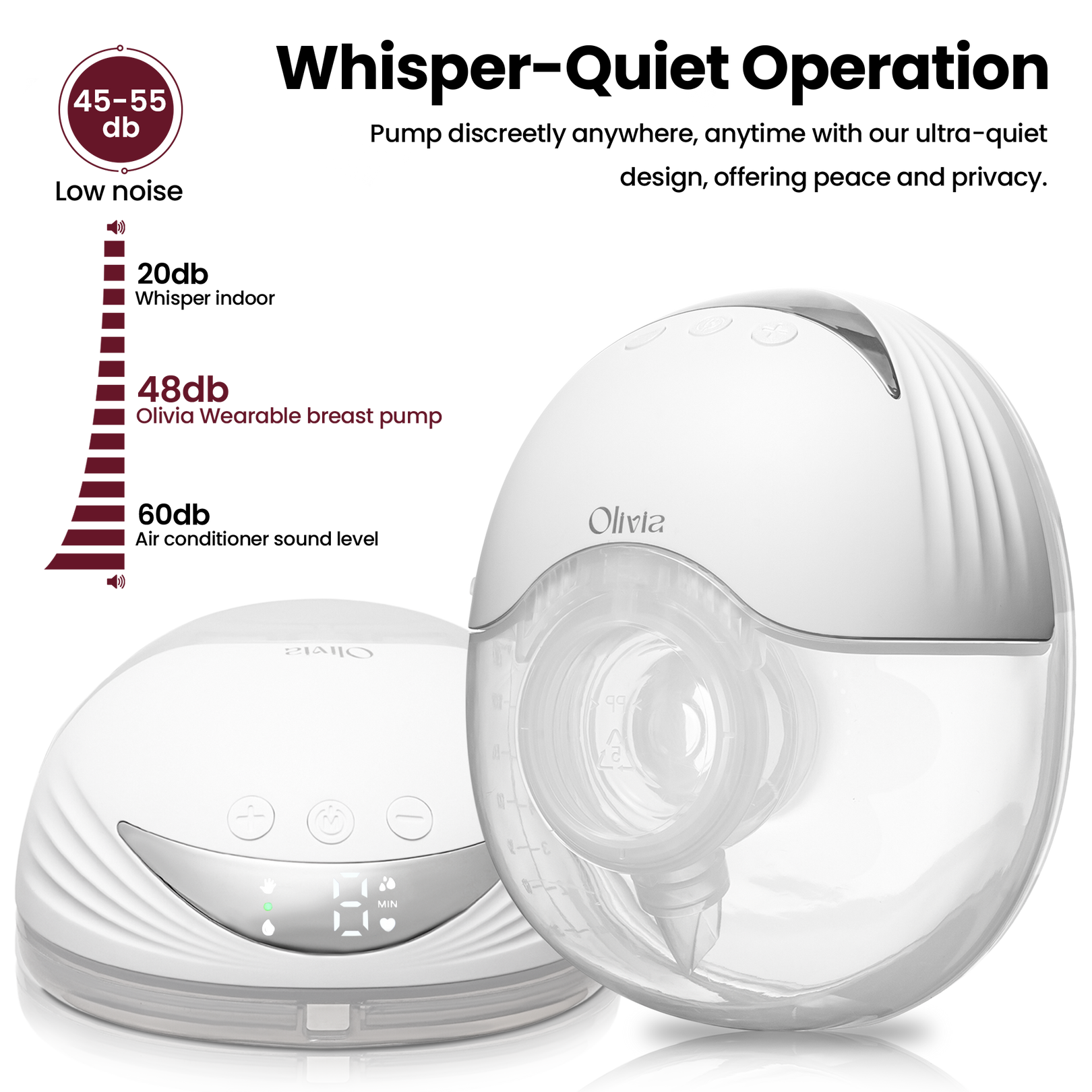 Smart Wearable Electric Breast Large Capacity